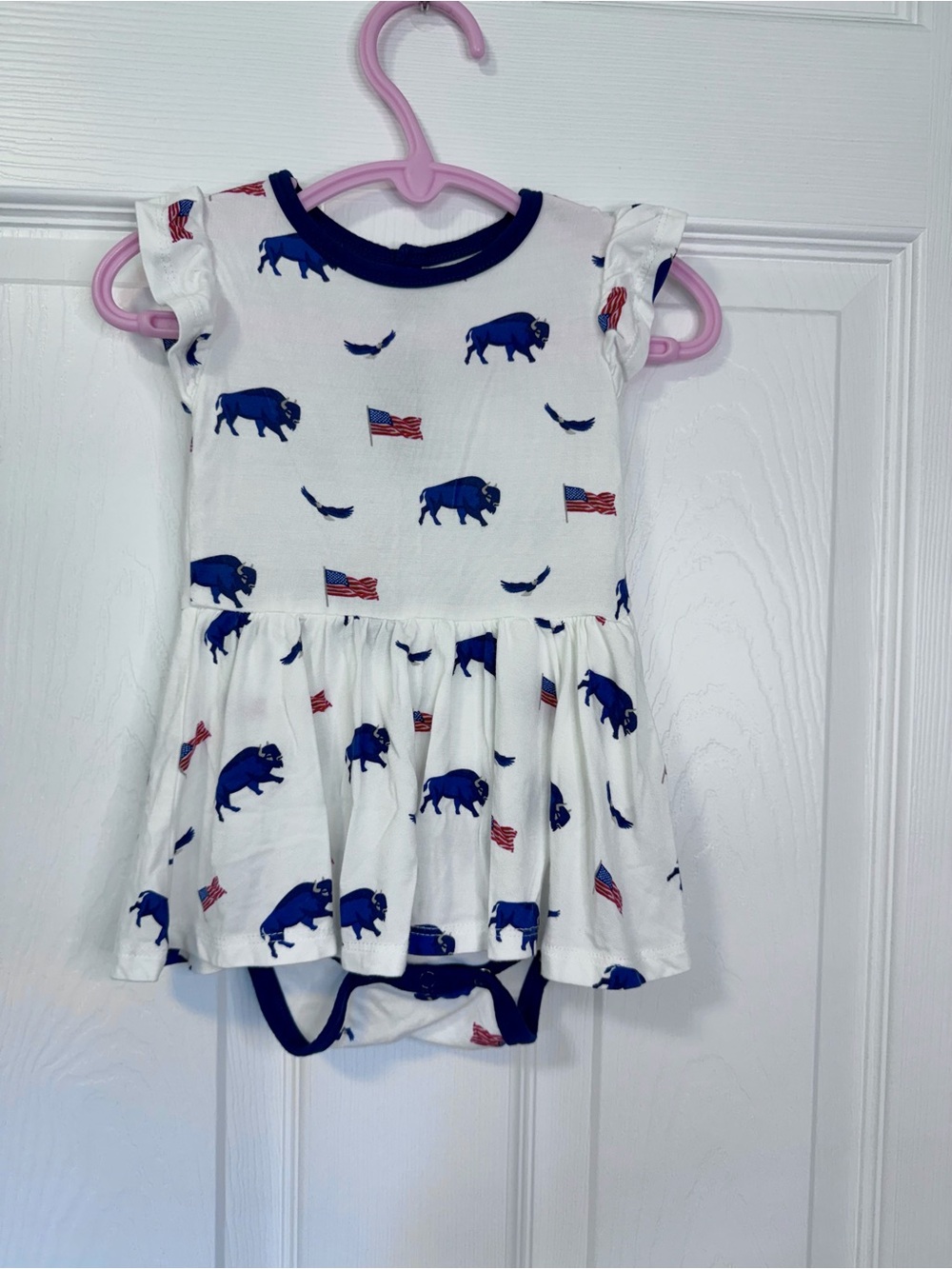 Kyte BABY Frontier Twirl Bodysuit Dress 12-18mo